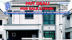 Newly Built Modern 2 Storey Detached House for Sale in Pattaya