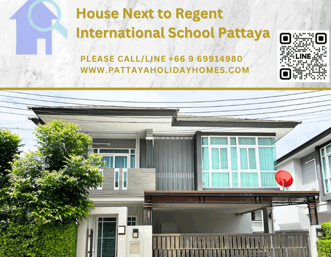 House Next to Regent International School Pattaya