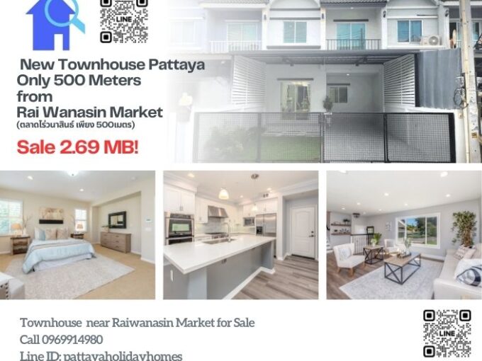 Townhouse in the center of Pattaya for Sale